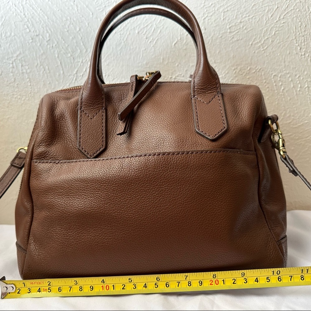 Fossil Small Crossbody Duffel Bag in Deep Brown - Picture 7 of 9